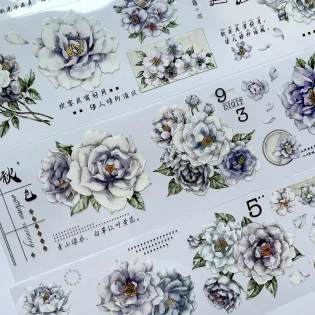 Amethyst Chinese Roses PET tape