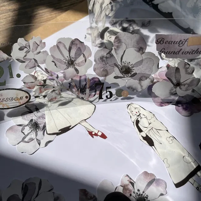 Shadow Flower PET tape ( Rolls available)