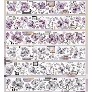 Shadow Flower PET tape ( Rolls available)