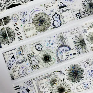 White Flower Pet tape 