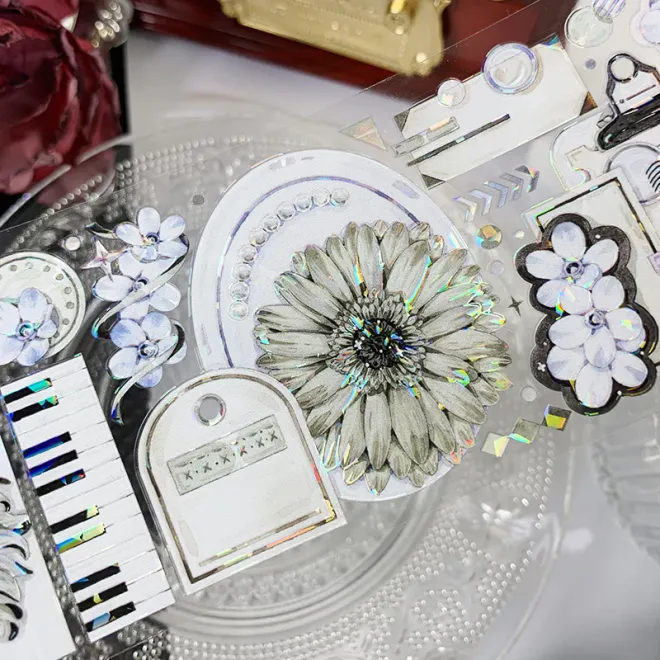 White Flower Pet tape 