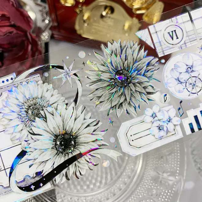 White Flower Pet tape 