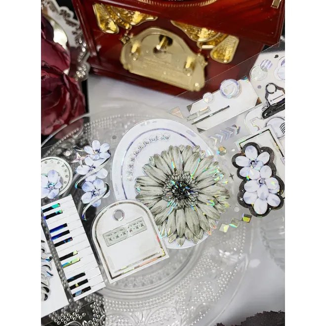 White Flower Pet tape 