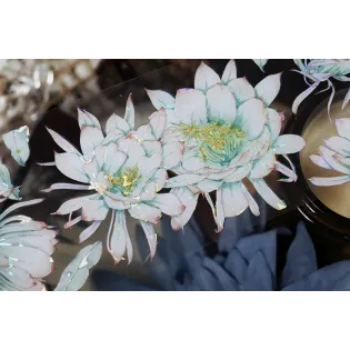 Green Epiphyllum Floer PET tape 