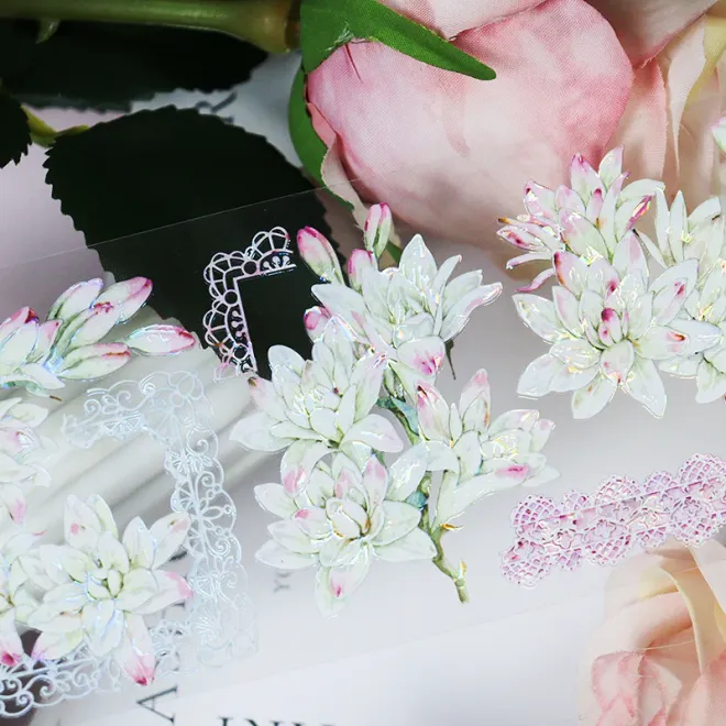 Lily Flower PET tape