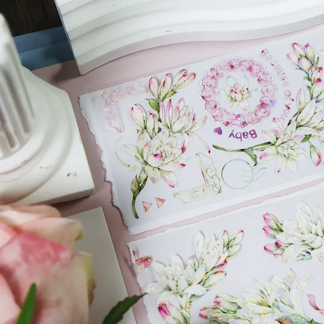 Lily Flower PET tape