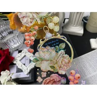 Dinner pink Rose PET tape