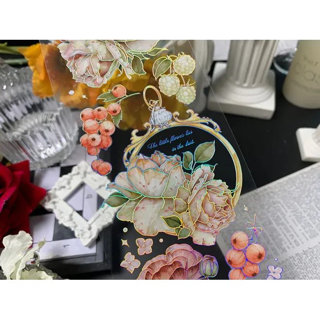 Dinner pink Rose PET tape