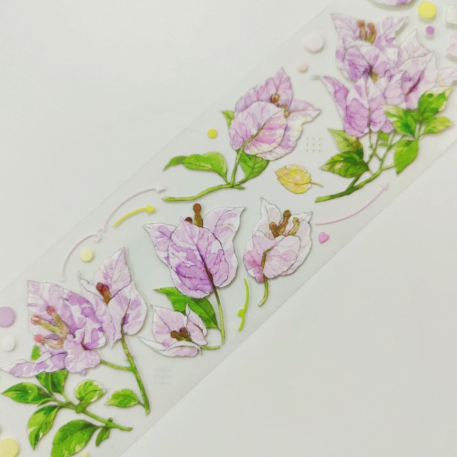 Liliac Florals PET tape