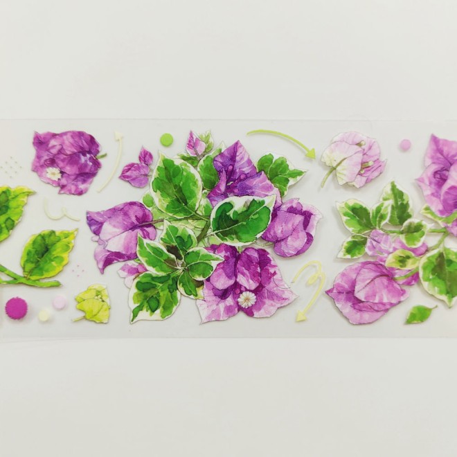 Liliac Florals PET tape