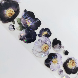 Day and Night Flower PET tape