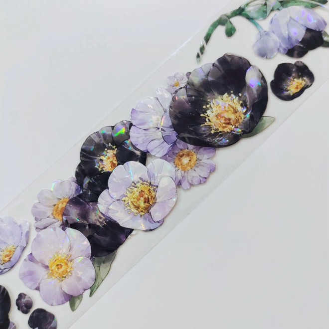 Day and Night Flower PET tape