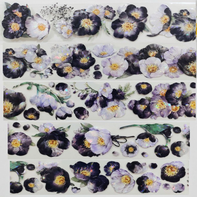 Day and Night Flower PET tape