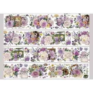 Colourful Blossoms PET tape