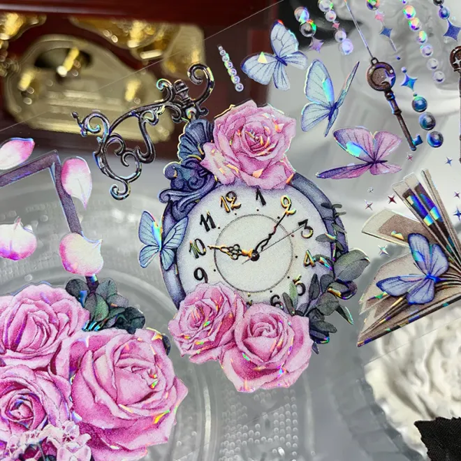 Himalayan Rose laser glossy PET tape