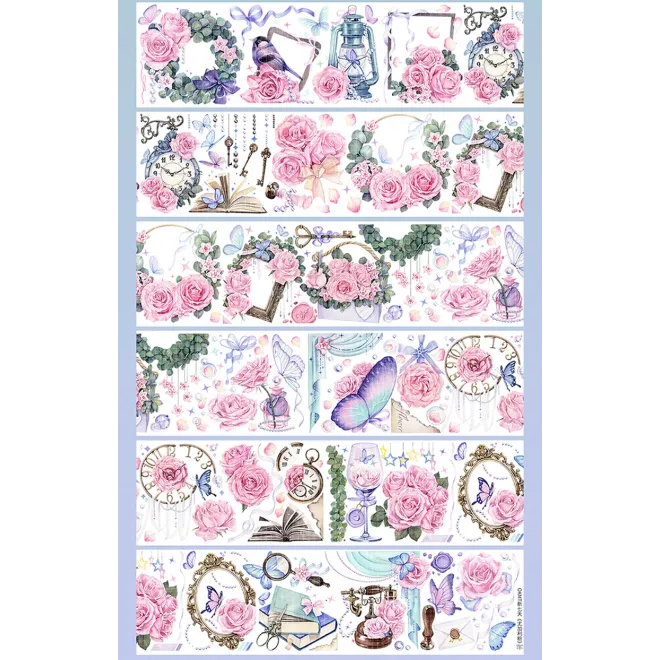 Himalayan Rose laser glossy PET tape