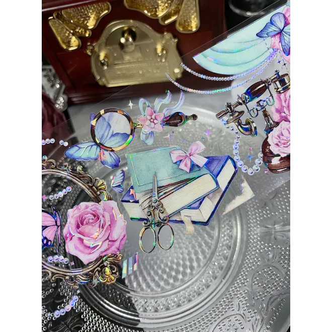 Himalayan Rose laser glossy PET tape