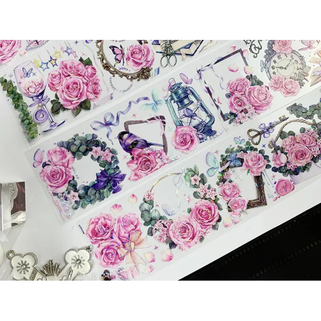 Himalayan Rose laser glossy PET tape