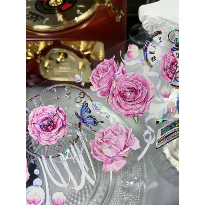 Himalayan Rose laser glossy PET tape