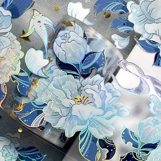 Blue Flower PET TAPE