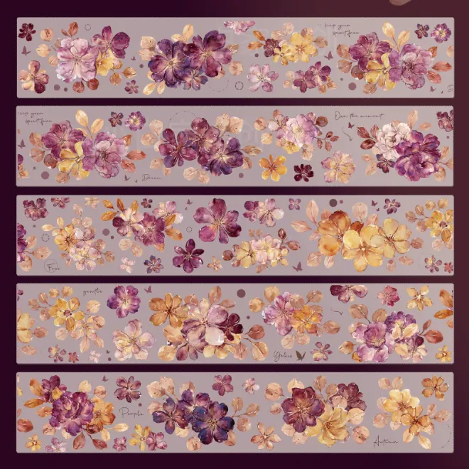 Flower blossoms PET TAPE