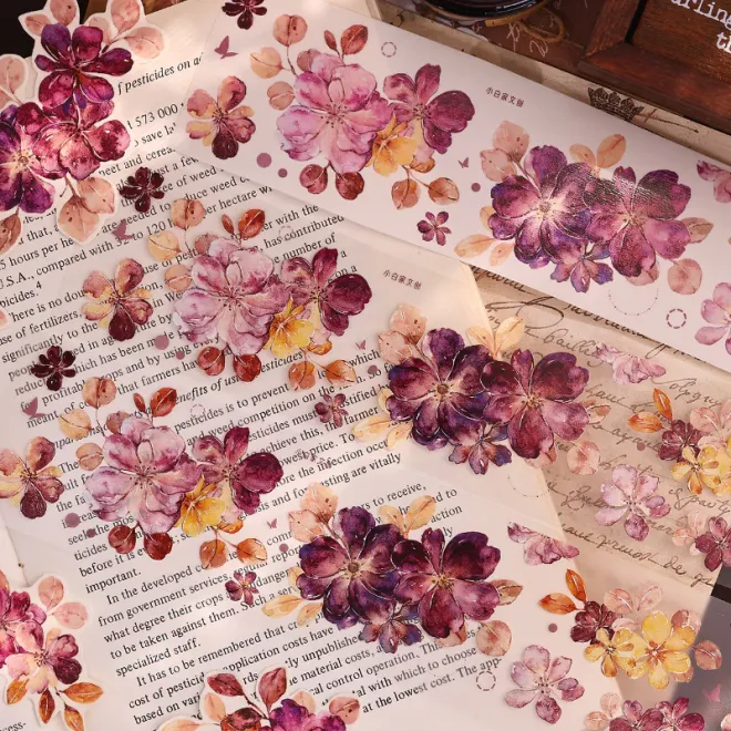 Flower blossoms PET TAPE