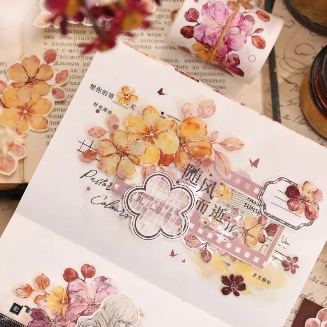 Flower blossoms PET TAPE