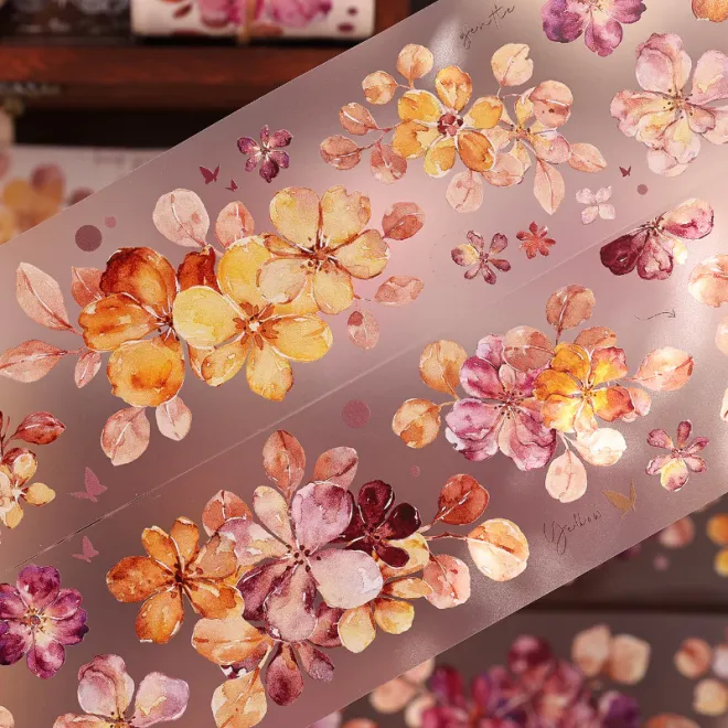 Flower blossoms PET TAPE