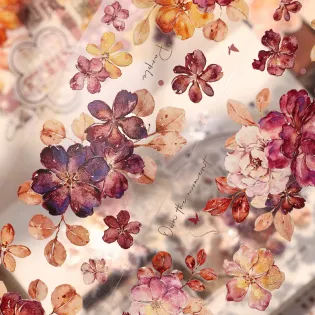 Flower blossoms PET TAPE