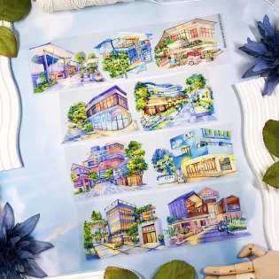 Purple  building PET TAPE