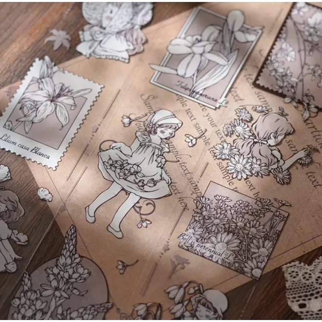 Whispering to flowers pet tape