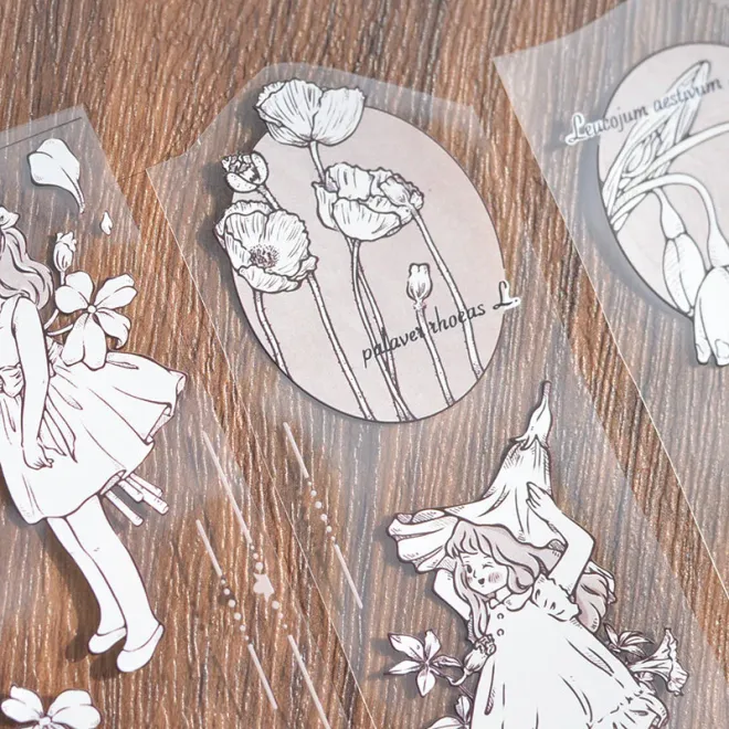 Whispering to flowers pet tape