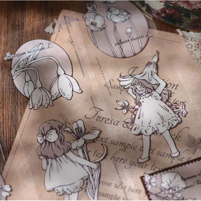 Whispering to flowers pet tape