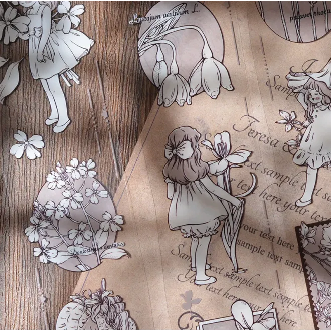 Whispering to flowers pet tape