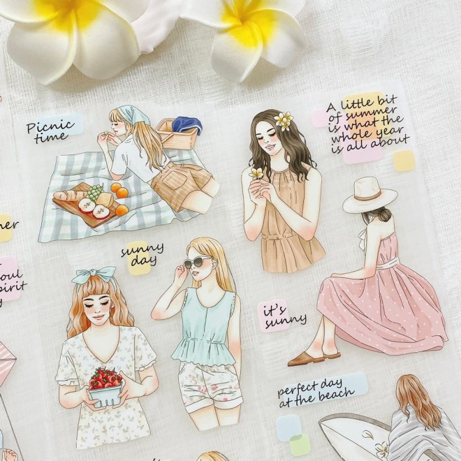 WINDRY R Sunny days Matte Pet Tape