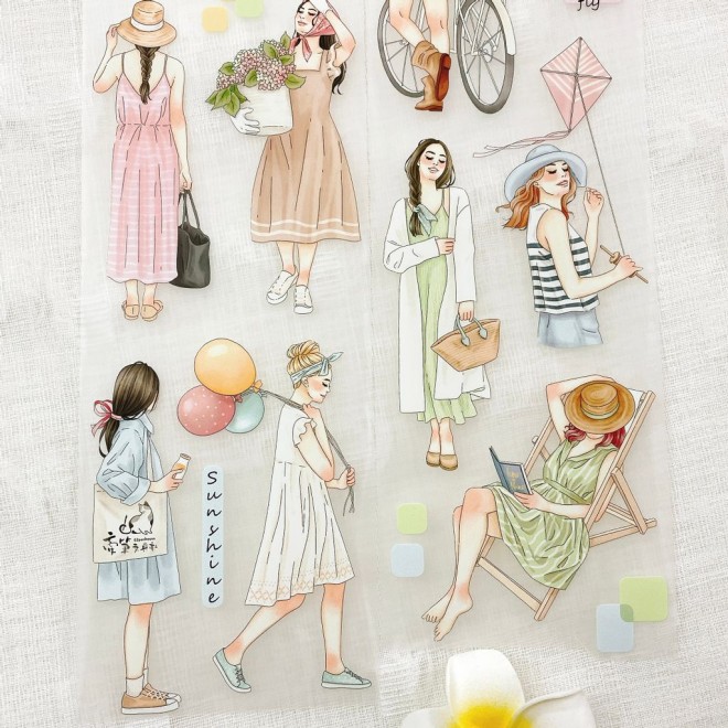 WINDRY R Sunny days Matte Pet Tape