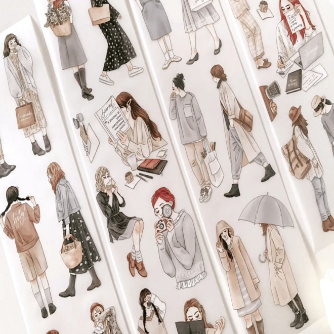 WINDRY R HELLO matte PET tape