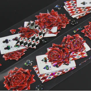 Spades and roses PET TAPE