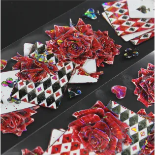 Spades and roses PET TAPE