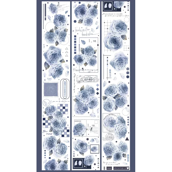 Snow rose Laser Glossy PET TAPE