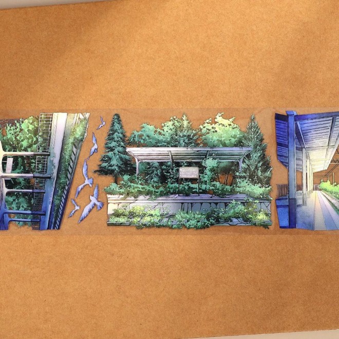 Light and Shadow Railtrack PET tape