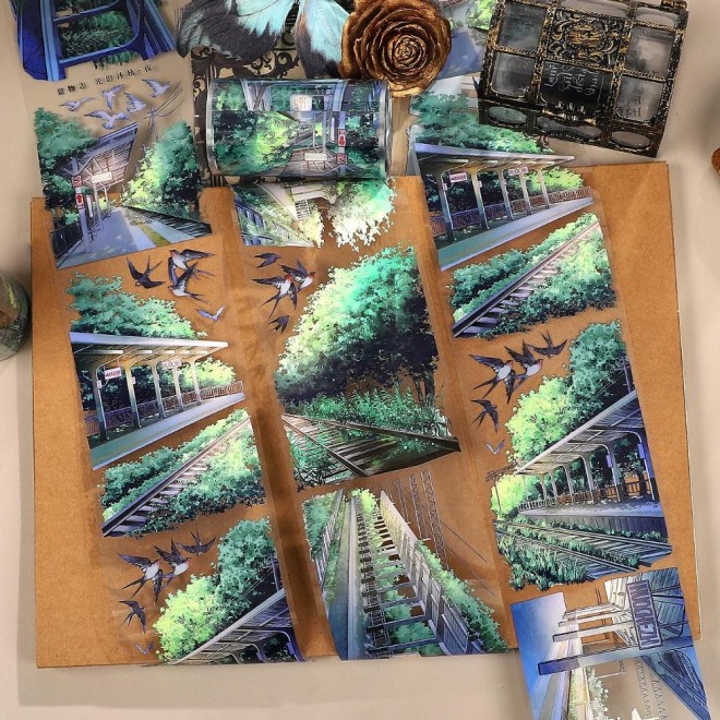 Light and Shadow Railtrack PET tape