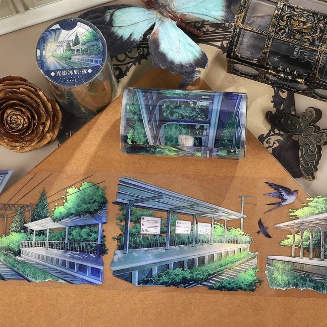 Light and Shadow Railtrack PET tape