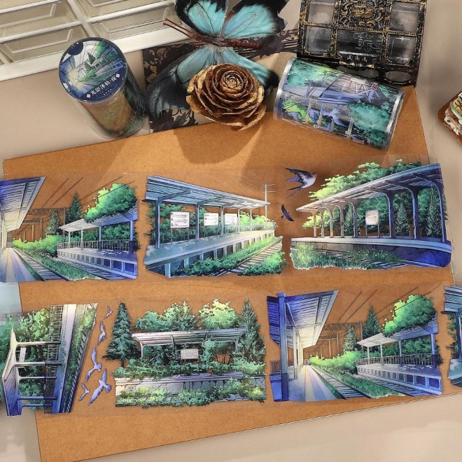 Light and Shadow Railtrack PET tape