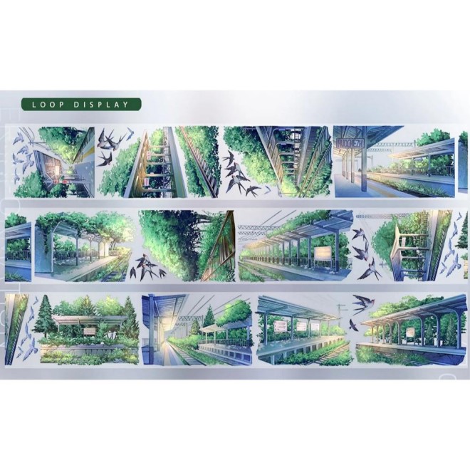 Light and Shadow Railtrack PET tape