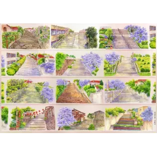 Lavender Stairway PET tape