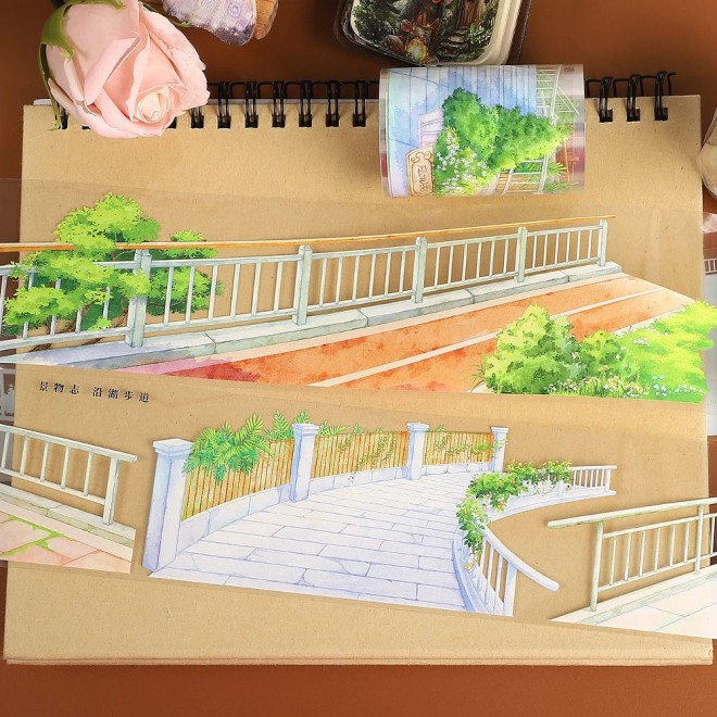 Flower Path PET tape