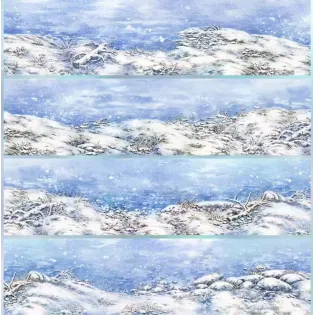 Winter Snow Field WASHI tape