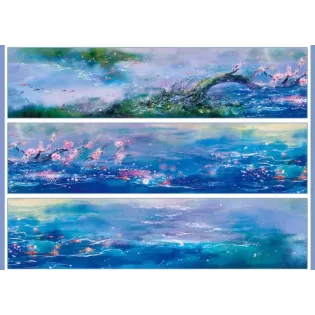 Flowery Pond PET tape