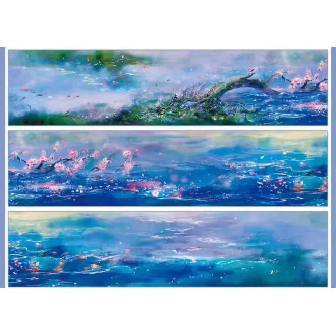 Flowery Pond PET tape